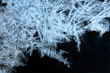 Image showing blue ice crystals