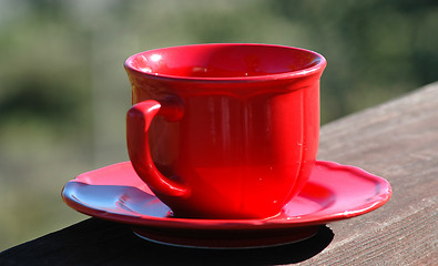 Image showing Red Coffee Cup