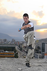 Image showing young break dancer 