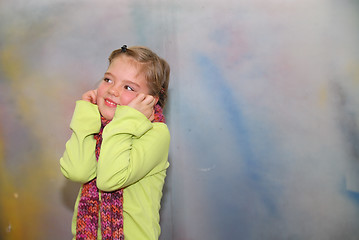 Image showing happy little girl