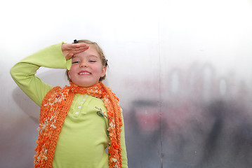 Image showing happy little girl