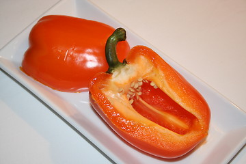 Image showing Paprika on plate