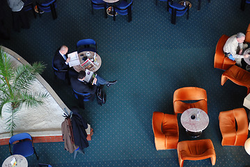 Image showing .people on coffee break