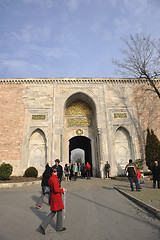 Image showing woman visit ancient istambul in turkey