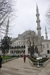 Image showing woman visit ancient istambul in turkey