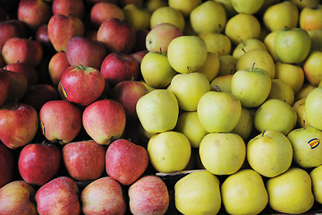 Image showing fresh fruits and vegetables at market