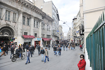 Image showing woman visit ancient istambul in turkey