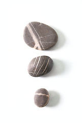 Image showing .zen stones with reflection isolated