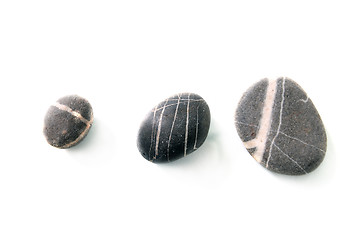 Image showing .zen stones with reflection isolated