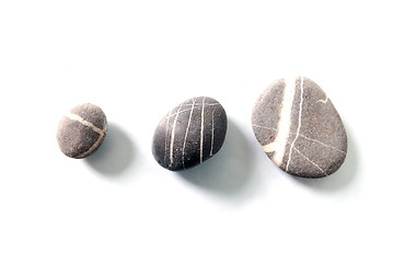 Image showing .zen stones with reflection isolated