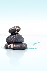 Image showing .wet zen stones