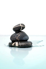 Image showing .wet zen stones