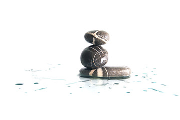 Image showing .wet zen stones