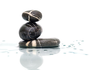 Image showing .wet zen stones