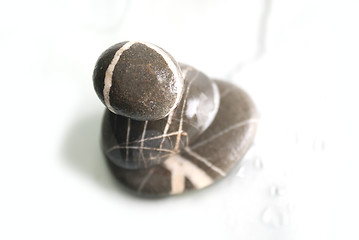 Image showing .wet zen stones