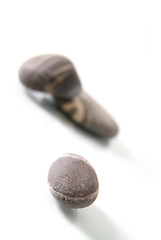 Image showing .zen stones with reflection isolated