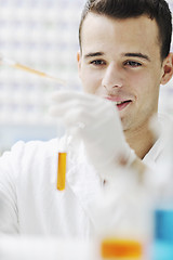 Image showing young scientist in lab