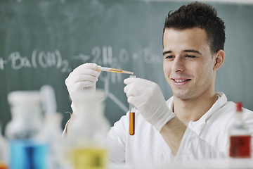 Image showing young scientist in lab