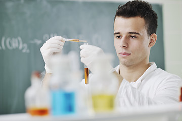 Image showing young scientist in lab