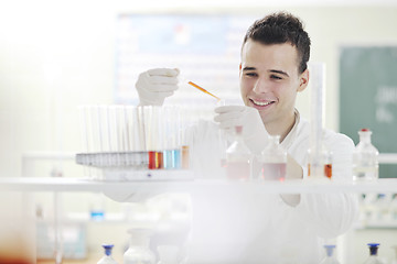 Image showing young scientist in lab