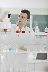 Image showing young scientist in lab