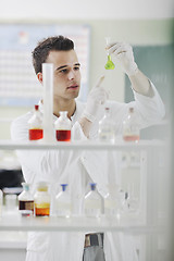 Image showing young scientist in lab