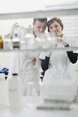 Image showing students couple in lab