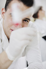 Image showing young scientist in lab