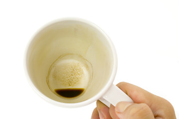 Image showing Empty coffee cup

