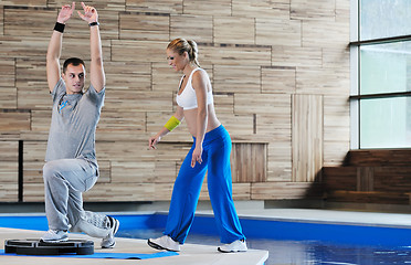 Image showing fitness personal trainer