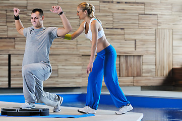 Image showing fitness personal trainer