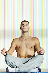 Image showing yoga man