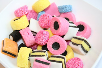 Image showing Licorice candies