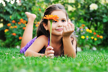 Image showing happy childredn outdoor