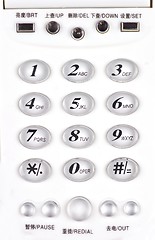 Image showing Telephone Keypad