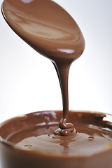 Image showing hot chocolate spoon