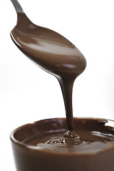 Image showing hot chocolate spoon