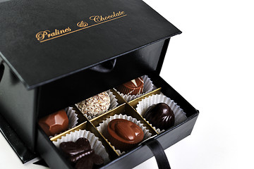 Image showing chocolate and praline box