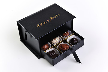 Image showing chocolate and praline box