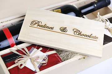 Image showing chocolate and praline box