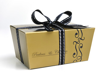 Image showing chocolate and praline box