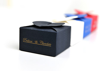 Image showing chocolate and praline box