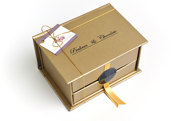 Image showing chocolate and praline box