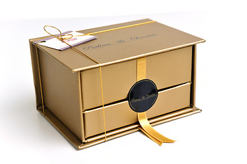 Image showing chocolate and praline box