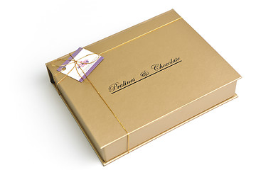 Image showing chocolate and praline box