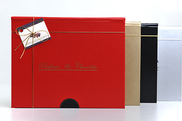 Image showing chocolate and praline box