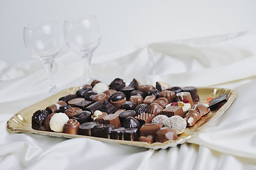 Image showing chocolate and praline