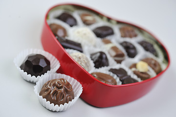 Image showing chocolate and praline