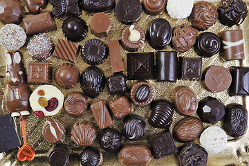 Image showing chocolate and praline