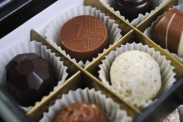 Image showing chocolate and praline